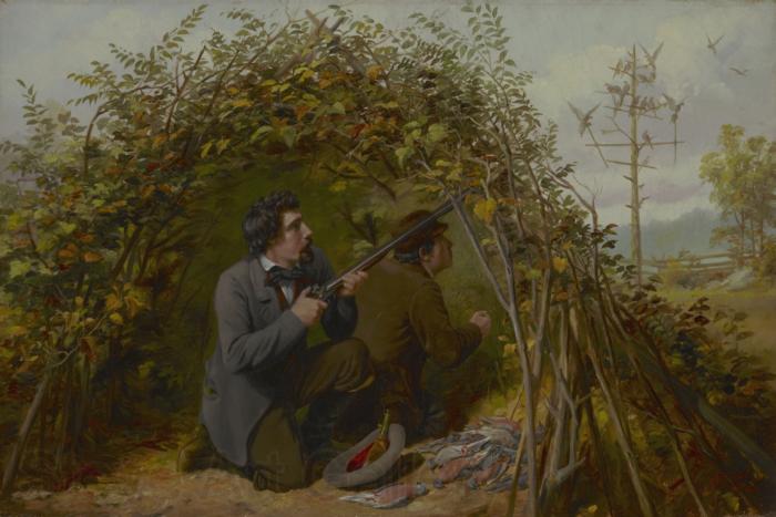 Arthur Fitzwilliam Tait Shooting From Ambush Spain oil painting art
